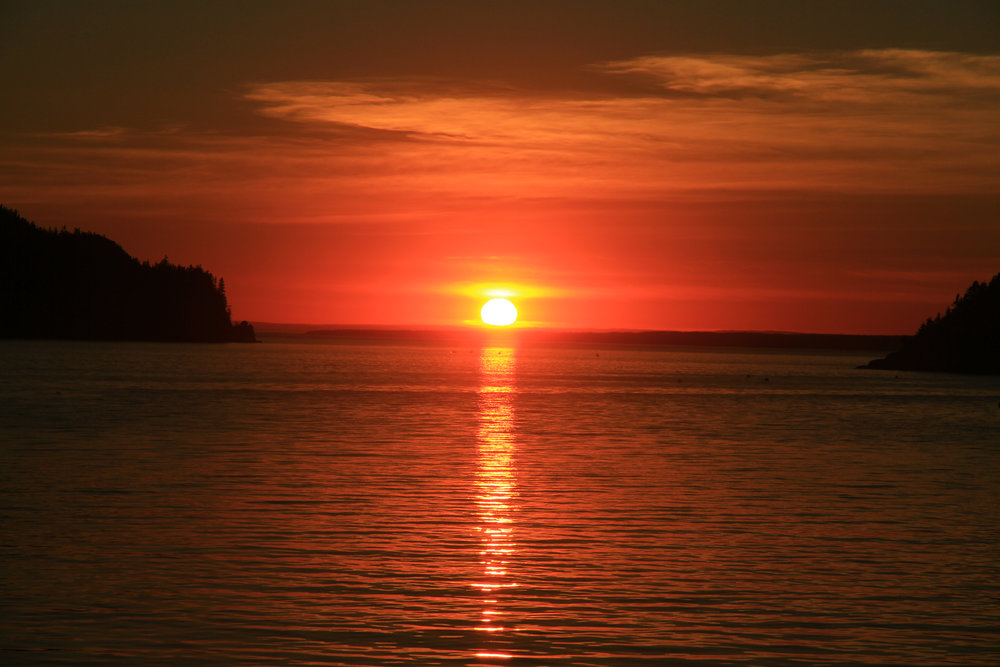 Parc du Bic Coucher de Soleil